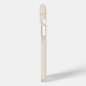 Minimale Beige-Ästhetik-Blätter Case (Rückseite / Links)