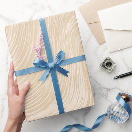 Minimale Beige Sandwelle Warme Abstrakte Struktur Geschenkpapier
