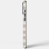 Minimale beige Schachbrettmuster Case-Mate iPhone Hülle (Rückseite / Links)