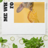 Minimale Benutzerdefiniert, wenn ich Lebensmittel  Geschirrtuch (Gefaltet)