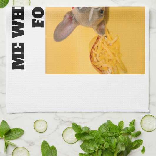 Minimale Benutzerdefiniert, wenn ich Lebensmittel Geschirrtuch (Gefaltet)