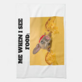 Minimale Benutzerdefiniert, wenn ich Lebensmittel  Geschirrtuch (Vertikal)