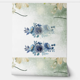 Minimale benutzerdefinierte blaue Farbe Tapete