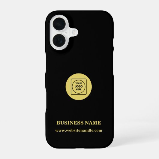 Minimale benutzerdefinierte Firmenlogo-iPhone-Hüll iPhone 16 Hülle (Rückseite)