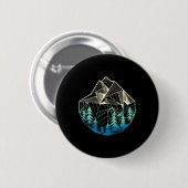 Minimale Berggeometrie Outdoor Wandern Button (Vorne & Hinten)
