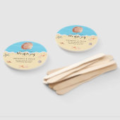 Minimale Blaue Ozean-Sommerhochzeit Fächer (Non-assembled)