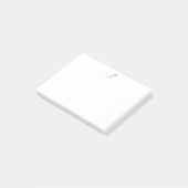 Minimale Bleistiftdoodle Post-it Klebezettel (angewinkelt)