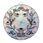 Minimale Blume Dartboard Dartscheibe (vorne)