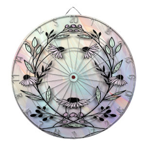 Minimale Blume Dartboard Dartscheibe