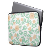 Minimale Blume Laptopschutzhülle (Vorderseite Links)