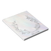 Minimale Blume Notepad Notizblock (angewinkelt)
