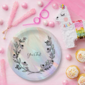 Minimale Blume Pappteller (Party)