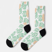 Minimale Blume Socken (Linkes Detail)