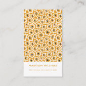 Minimale Blume Stilvolle Trendy Modern Business Ca Visitenkarte (Vorderseite)