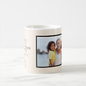 Minimale Blumen-Skript-Linie Kaffeetasse (Mittel)