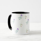 Minimale Blumengefäß-Kaffeetasse Tasse (Vorderseite Links)