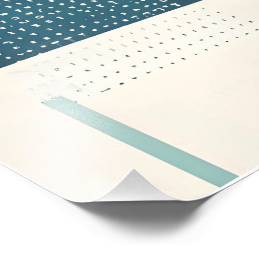 Minimale Blüte Fotodruck (Ecke)