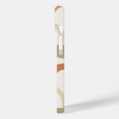 Minimale Bögen Erdtöne Handyhülle Case-Mate iPhone Hülle (Rückseite / Links)