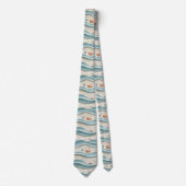 Minimale Boho-Strandmuster Krawatte (Vorderseite)