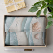Minimale Boho-Strandmuster Seidenpapier (Geschenk)