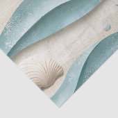 Minimale Boho-Strandmuster Seidenpapier (Detail)