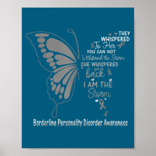 Minimale Borderline-Persönlichkeitsstörung ich bin Poster