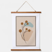 Minimale botanische abstrakte Naturästhetik
