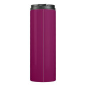 Minimale botanische Blattmuster Thermosbecher (Rückseite)