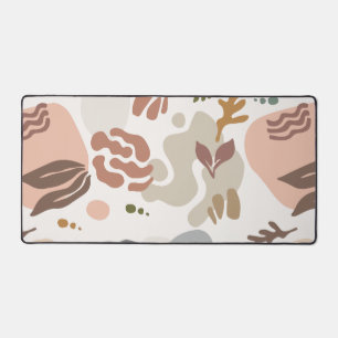 Minimale botanische Blumen Schreibtischunterlage