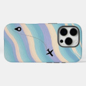 "Minimale botanische Line-Art-Handyhülle Case-Mate iPhone Hülle (Rückseite (Horizontal))