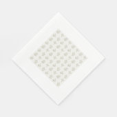 Minimale Botanische Lunchservietten Serviette (Ecke)