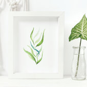 Minimale botanische Pflanze Poster
