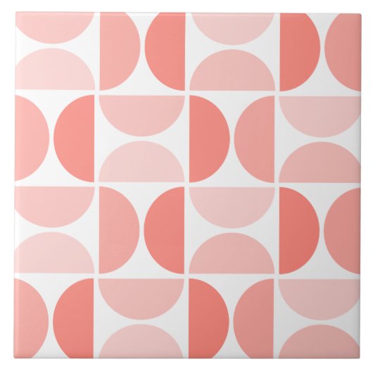 Minimale Bowls Art Peach Fliese (Vorderseite)