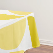 Minimale Bowls des mittleren Jahrhunderts Art Gelb Tischdecke (Beispiel)