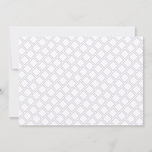 Minimale Brautparty Herb Lavender Blume Bündel Einladung (Rückseite)