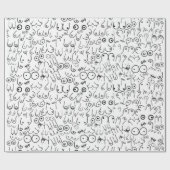 minimale Brustentwicklung Geschenkpapier (Flach)