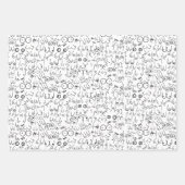 minimale Brustentwicklung Geschenkpapier Set (Vorderseite 3)