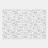 minimale Brustentwicklung Geschenkpapier Set (Vorderseite 2)