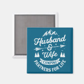 Minimale Campingpartner für Ehepartner Magnet (Vorderseite/Rückseite)