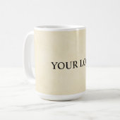 Minimale Charme Gestaltung | Ästhetisches Dekorati Kaffeetasse (Vorderseite Links)
