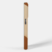"Minimale Coffee & Mocha-Ton-Handytasche Trendig Case-Mate iPhone Hülle (Rückseite / Rechts)