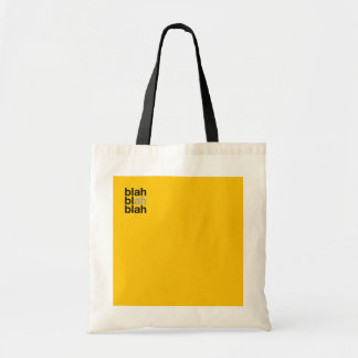 Minimale Color Block-Tasche – Blah Blah Blah Tragetasche