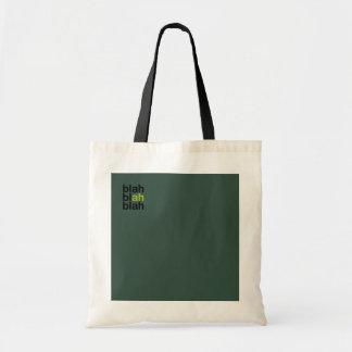Minimale Color Block-Tasche – Blah Blah Blah Tragetasche