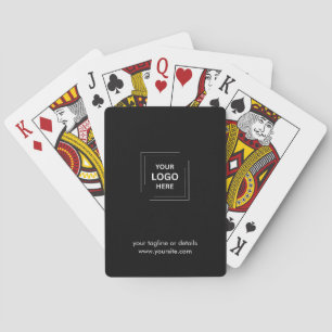 Minimale Corporate Branding Identity Design Spielkarten