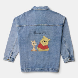 Minimale Denimjacke mit Tiermotiv Jeansjacke