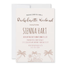 Minimale Desert-Junggesellinnen-Wochenend-Reisepla