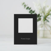 Minimale Design Foto Rahmen Postkarte (Stehend Vorderseite)