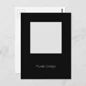 Minimale Design Foto Rahmen Postkarte (Vorne/Hinten)