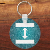 Minimale Doppelseiten Schlüsselanhänger (Vorderseite)