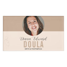 Minimale Doula-Identitätsfoto-Gestaltung in sanfte